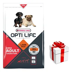 VERSELE-LAGA Opti Life Adult Digestion Mini 7,5kg + STAIGMENA ŠUNIUI