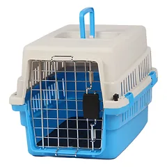 Kaning Gyvūnų augintinių transportavimo boksas, 50x34x32 cm, žalias — 3 nuotrauka