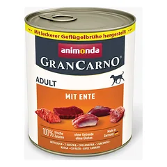 Animonda GranCarno Adult Duck: konservai suaugusiems šunims su šviežia antiena, 800 g — 2 nuotrauka