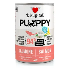 DISUGUAL Puppy konservas šuniukams su lašiša 400g (6)