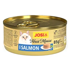 JosiCat Finest Mousse with Salmon, paštetas katėms su vištiena, 85g
