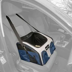 Nomad Tales Spirit Autositz für Hunde, grau/blau