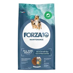 Forza10 Maintenance All Breeds Fish and Rice sausas maistas visų veislių ir dydžių suaugusiems šunims su žuvimi ir ryžiais, 2 kg