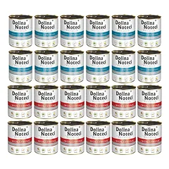 DOLINA NOTECI Mix Aukščiausios kokybės skoniai, turtingi upėtakio ir jautienos 24x800g