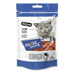 Hau & Miau Cat Pausesnack Salmon Slices 60 g photo
