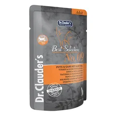 DR. CLAUDER’S drėgnas maistas katėms su kalakutiena, žąsiena ir alavijais 85 g