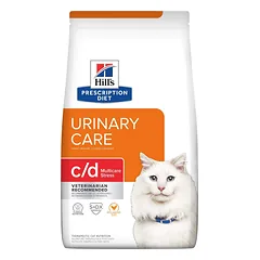 Hill’s PD Feline c/d Urinary Stress sausas maistas katėms, šlapimo sistemos veiklai 8 kg parduotuvėje e-zoo.lt