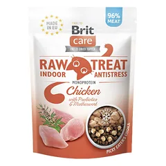 Brit Care Indoor Antistress šaltyje išdžiovinti skanėstai katėms 40 g
