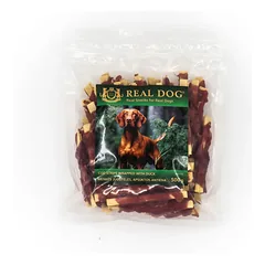 Real Dog SNACKS Menkės juostelės apsuktos antiena 500g