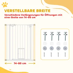 Durų varteliai 74-80 cm — 4 nuotrauka