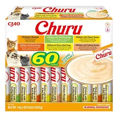 Churu MIX kreminis skanėstas katėms,su vištiena, 60 vnt.