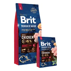 Brit Premium by Nature Adult L sausas pašaras šunims