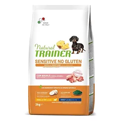 Trainer Sensitive Adult Mini No Gluten PORK sausas maistas mažų veislių šunims su kiauliena