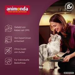 Ekonominė pakuotė animonda Vom Feinsten Adult Milkies padaže, drėgnas maistas katėms 32 x 100 g — 3 nuotrauka