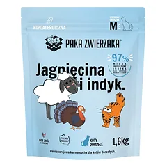 PAKA ZWIERZAKA Sausas maistas Aviena ir kalakutiena katėms M 1,6 kg