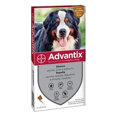 Lašai ADVANTIX šunims nuo erkių 40-60kg 1vnt.
