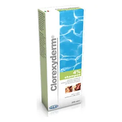 Clorexyderm 4% antiseptinis šampūnas  šunims ir katėms 250 ml