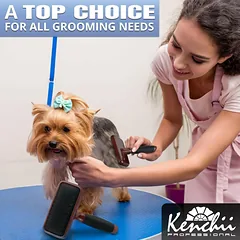 Kenchii Slicker Brush - elegantiška pudelio šepetys, pagamintas iš klevo medienos — 2 nuotrauka
