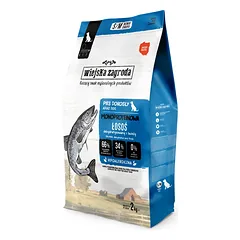 Wiejska Zagroda vienos rūšies lašišos maistas S/M, 2 kg