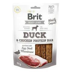 Brit Jerky Duck Protein Bar Snack 80g — 3 nuotrauka