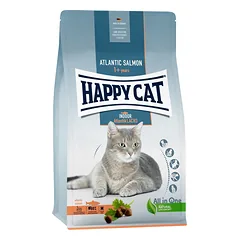 HAPPY CAT Indoor Atlanto lašiša 4 kg katėms neišeinantiems iš namų