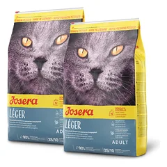 JOSERA Cat Leger mažai aktyvioms ir kastruotoms katėms 20 kg (2 x 10 kg)