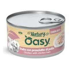 Oasy Natury Cooking Broth konservai su vištiena ir kumpiu katėms - Pet24