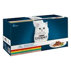 GOURMET Perle Filė padaže, mišrių skonių 60 x 85 g