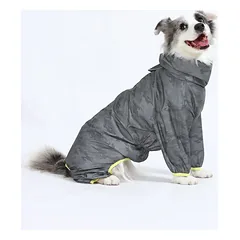 PAW COUTURE gyvūnų augintinių lietpaltis, pilkas