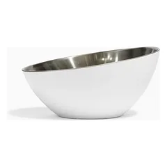 Agx Steel gyvūnų augintinių dubenėlis, metalinis, Ø10 cm, sidabrinis — 3 nuotrauka