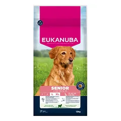 Eukanuba Life Care Senior L sausas maistas senyviems didelių veislių šunims su ėriena, 12 kg