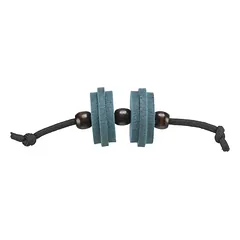 Trixie citystyle hantelės žaislas katėms su virvele, veltinis, mediena, 13 cm