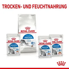 Royal Canin Indoor 27 drėgnas maistas, papildantis sausą maistą katėms — 4 nuotrauka