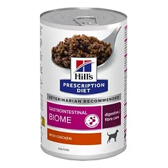 Hill’s PRESCRIPTION DIET Gastrointestinal Biome konservuotas maistas šunims Virškinimo sistemos priežiūrai 6x370g