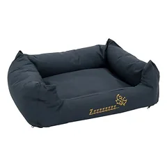 zooplus Exclusive guolis šunims Sleepy Time, pilkas, su pagalvėle, L 100 x B 75 x H 30 cm — 4 nuotrauka