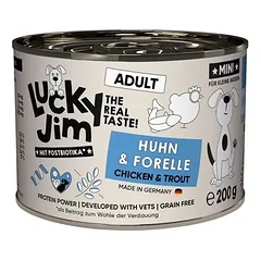 Lucky Jim MINI Adult drėgnas maistas šunims, ekonominė pakuotė 24 x 200 g — 3 nuotrauka