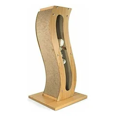 Wood and cardboard cat scratcher Onda