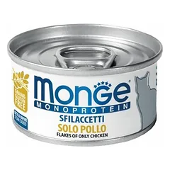 Monge Flakes Monoproteinic Chicken konservai katėms su vištiena, 80 g