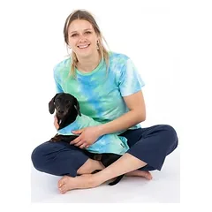 TIAKI Pet & Parent Tie-Dye marškinėliai augintiniui ir šeimininkui, Marškinėliai šeimininkams: dydis M — 2 nuotrauka
