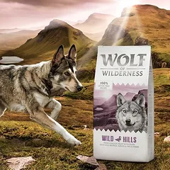 Wolf of Wilderness MINI "Wild Hills" – su antiena, sausas maistas šunims — 5 nuotrauka