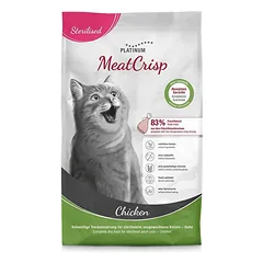 Platinum MeatCrisp Adult Sterilised visavertis sausas pašaras sterilizuotoms katėms su vištiena