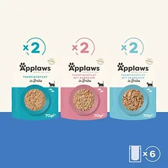 Applaws bandomasis rinkinys, maišeliai su sultiniu 6 x 70 g, drėgnas maistas katėms — 5 nuotrauka