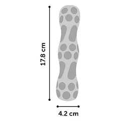 Flamingo Squeak Stick - šuns žaislas, guminis pagaliukas su iškilimais ir cypliuku, Blue / L — 2 nuotrauka