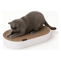 LucyBalu kartoninis guolis SCRATCHBED, Balta — 3 nuotrauka