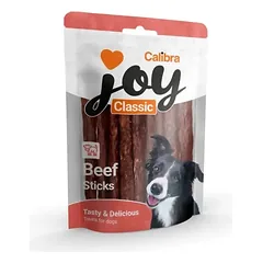 CALIBRA Dog Joy Classic Beef Sticks 250 g pusiau drėgni jautienos lazdeles
