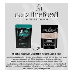 catz finefood Pure Pouch 8 x 85 g, drėgnas maistas katėms — 4 nuotrauka