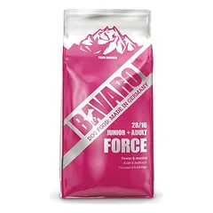Josera Bavaro Force sausas pašaras aktyviems šunims ir šuniukams nuo 2 mėnesių, 18 kg