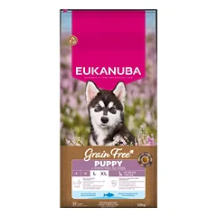 EUKANUBA GF sausas pašaras didelių veislių šuniukams su žuvimi, L, 12 kg