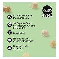 Cosma Snackies Maxi Tube skanėstai katėms, 80 - 124 g — 3 nuotrauka