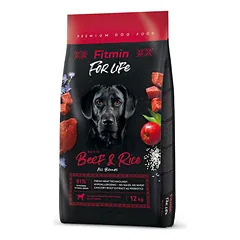 Fitmin for Life Beef Rice sausas maistas šunims